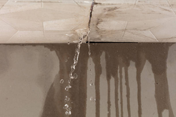 Professional Sewage Cleanup technician working in Watertown, MA